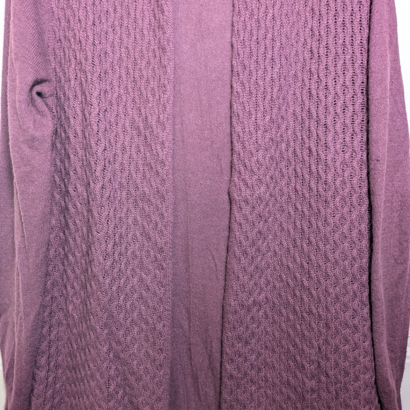 Cynthia Rowley Mauve Knit Cardigan - Picture 5 of 10